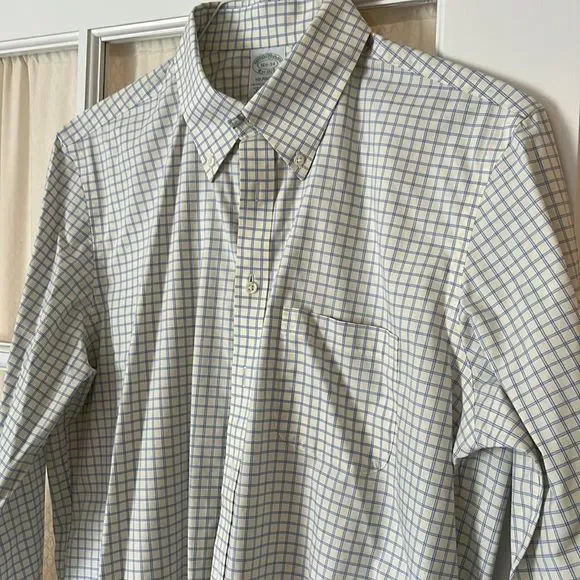 slim fit dress slacks Arrow Dover Long Sleeve Button Up Dress Shirt - Size: 16 x 34/35 main image 0